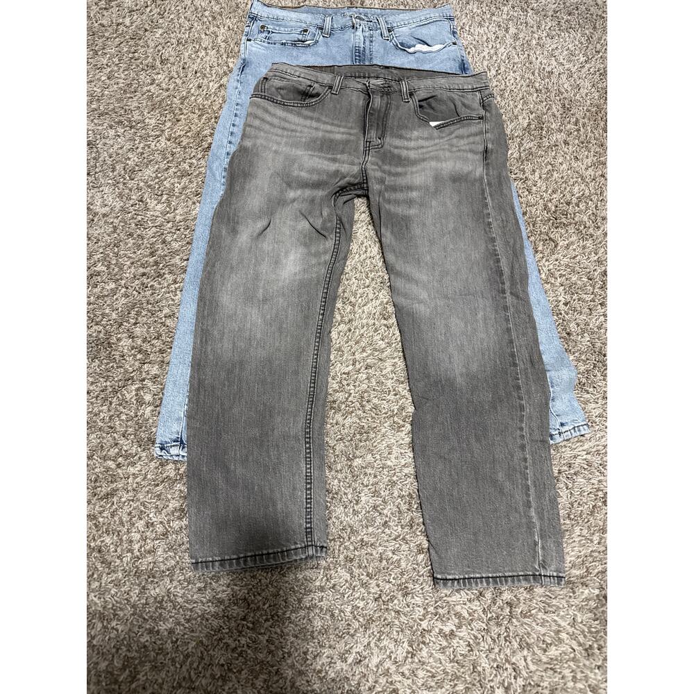 Bundle Men’s Levi’s 502 
jeans grey and blue 34/30